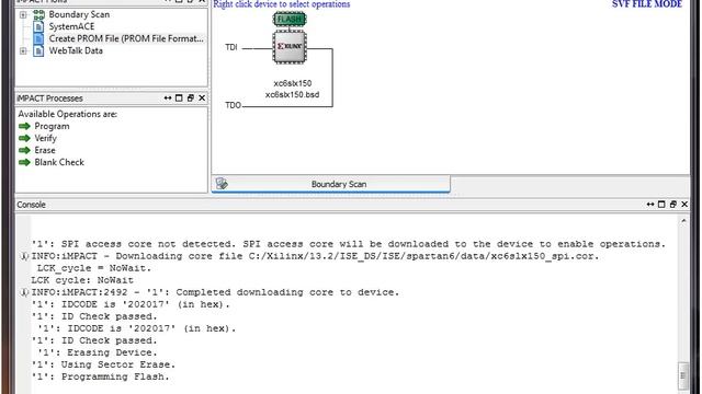 Programming SPI Attached Flash on Xilinx Spartan 6 with urjtag / FT2232 Device смотреть онлайн