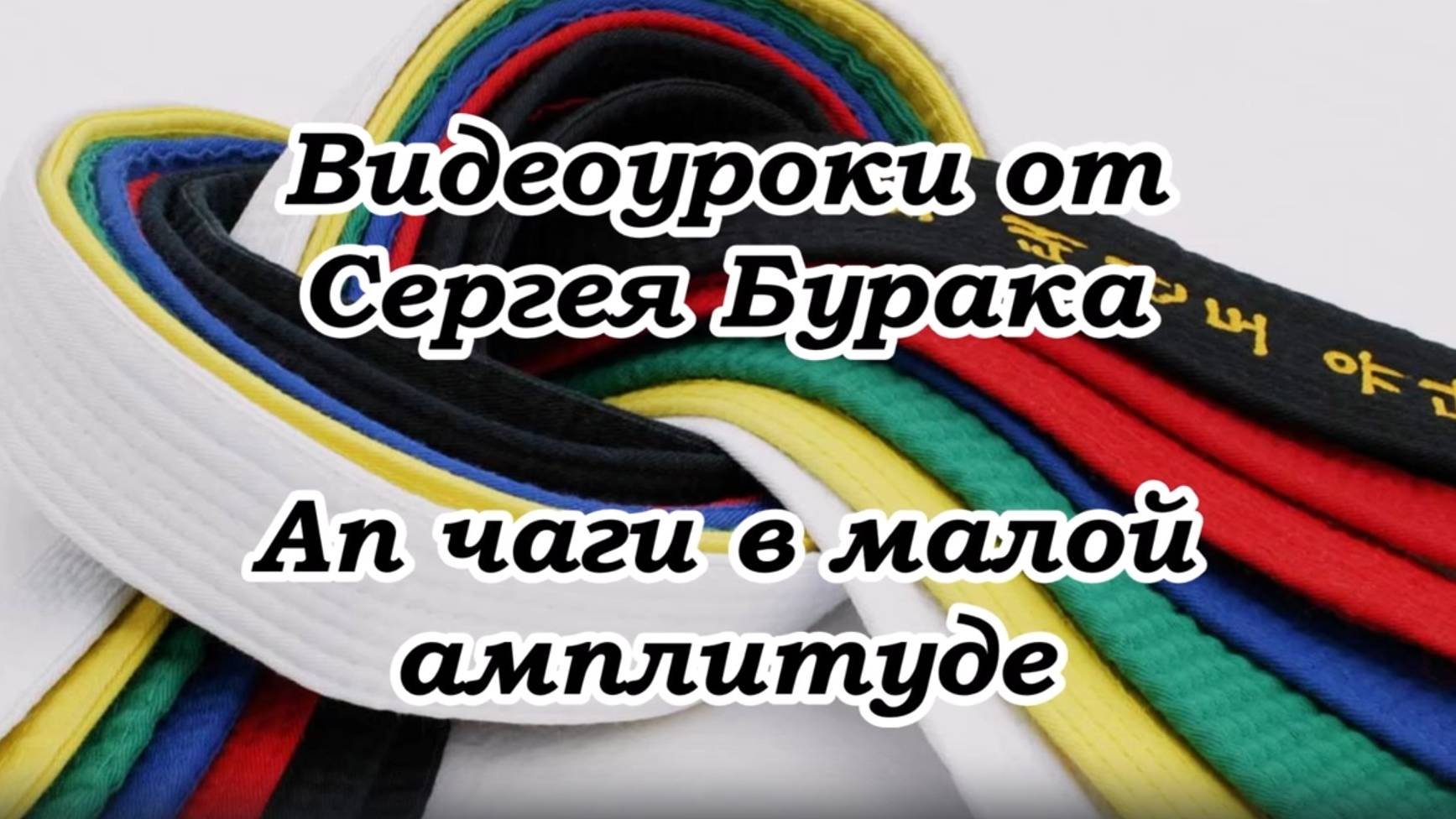 Видеоуроки от Сергея Бурака. Ап чаги в малой амплитуде. смотреть онлайн
