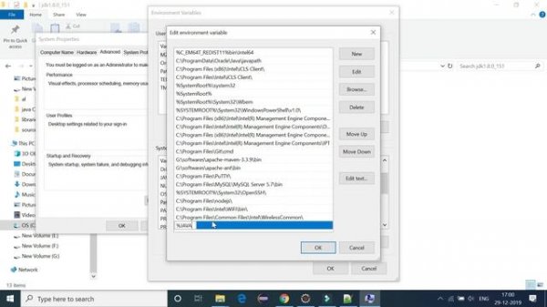 How to Set JAVA_HOME Environment Variable and Java Path on Windows 10