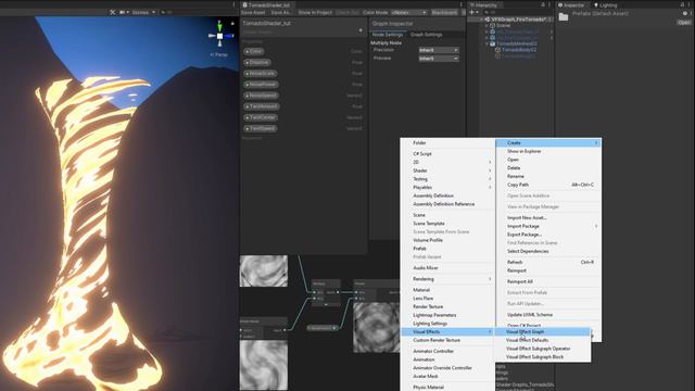 Unity VFX Graph - Fire Tornado Effect Tutorial смотреть онлайн