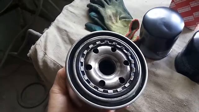 Часть1.Масляный фильтр ToyotaLandCruiser100.4.2TD