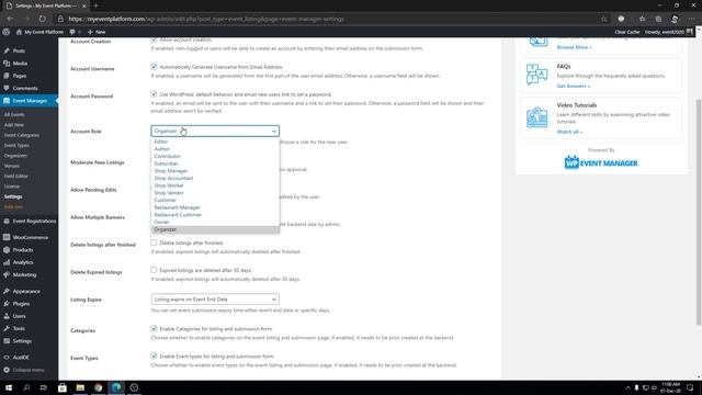 Event Submission Page Settings For #WordPress Event Website смотреть онлайн
