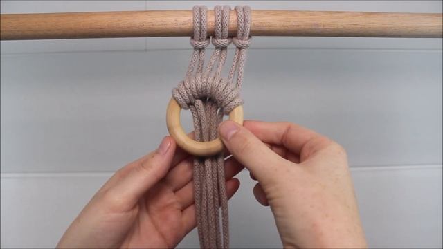 How to Add a Ring in Macrame | Perfect Circle Tutorial! смотреть онлайн