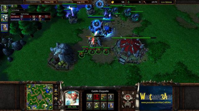 Happy Нежить vs Fly Орк WarCraft 3 смотреть онлайн