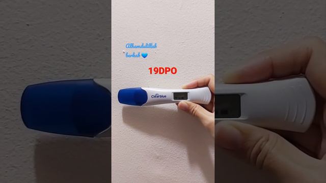 Clearblue - 19 DPO Positive Pregnancy Test смотреть онлайн