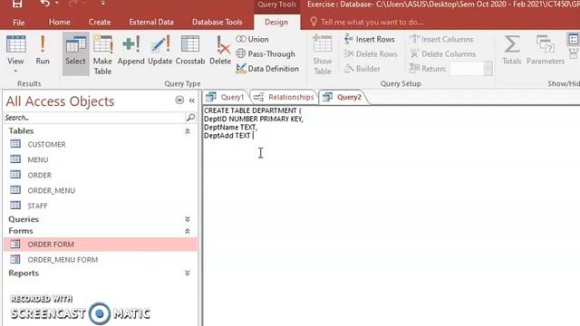 Create, Alter and Drop Tables using SQL смотреть онлайн
