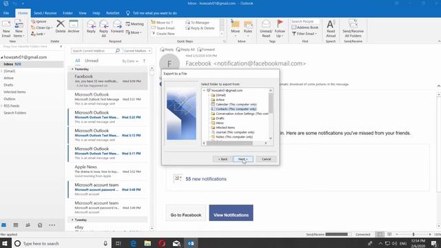 How to Export Outlook Contacts to Excel смотреть онлайн