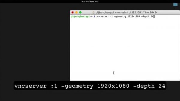 How to Remote Desktop Raspberry Pi SSH VNC on Mac OS