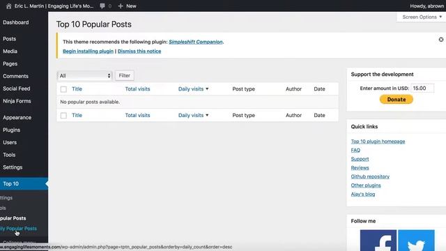 WordPress Top 10 View Counter and Popular Content Plugin смотреть онлайн