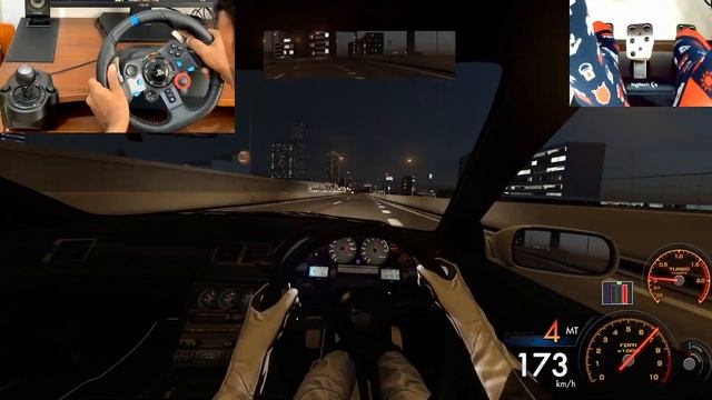 NISSAN SKYLINE GT-R R32 PANDEM | STEERING WHEEL + PEDAL CAM | ASSETO CORSA | POV Realistic Gameplay смотреть онлайн