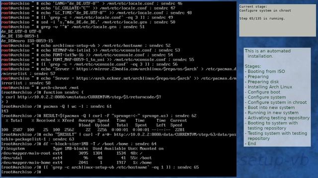 Arch Linux installation recording to kernel 5.12.11-arch1-1 (testing) смотреть онлайн