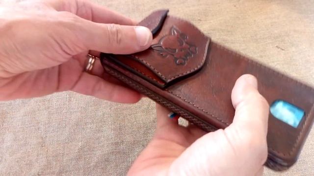Чехол для смартфона на ремень с небольшим кошельком и двумя картами смотреть онлайн