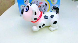 ИНТЕРАКТИВНАЯ собачка ЛАККИ  прикольная собачка  ПУКАЕТ и БЕГАЕТ ,распаковка подарка,обзор игрушки