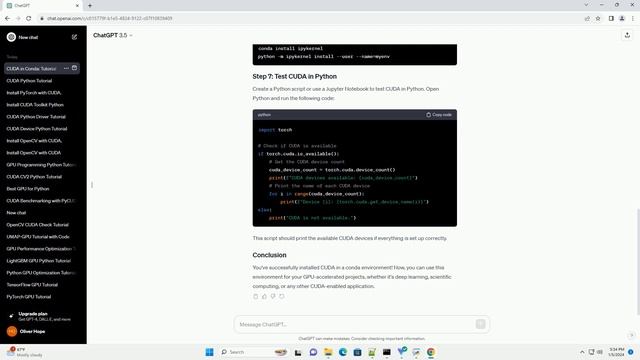 install cuda in conda environment смотреть онлайн