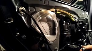 Как снять заменить стекла задней двери MAZDA 6 (2012-)demontaz szyb drzwi tyl/door panel removal!!!