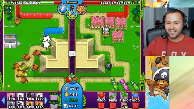 MOST CLUTCH DEFENSE EVER! INSANE PLAY - Bloons TD Battles смотреть онлайн
