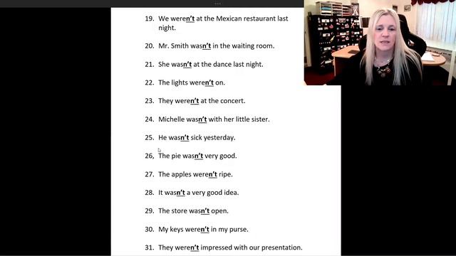 Lesson 3 - Pronunciation of Contractions - To Be - Past Tense - Negative Form смотреть онлайн