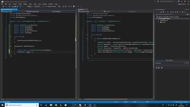 Creating Game Mechanics - Smooth Camera Movement and Enemy Shooting Player - 2D Roguelike смотреть онлайн