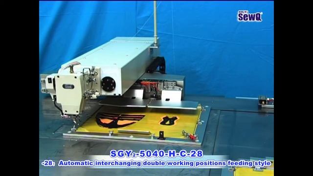 SewQ SGY2-5040-H-C-28 полуавтоматическая швейная машина смотреть онлайн
