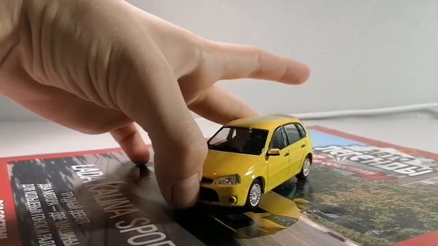 Обзор модели/Автолегенды СССР 281/Лада Калина Спорт/Lada Kalina Sport/1:43. смотреть онлайн