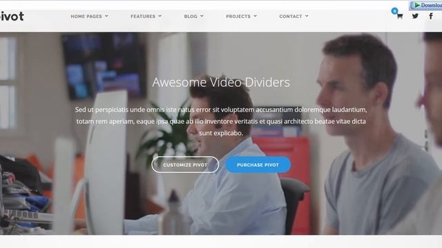 Pivot Responsive Multipurpose WordPress Theme смотреть онлайн