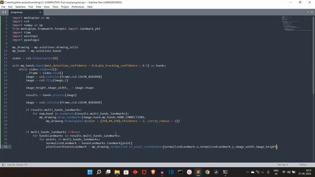How to play Fruit Ninja using Computer Vision Python смотреть онлайн