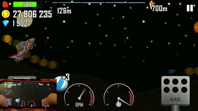 РАКЕТА новая тачка. Обновление Машинки Хилл Климб Рейсинг прохождение игры в реальной жизни