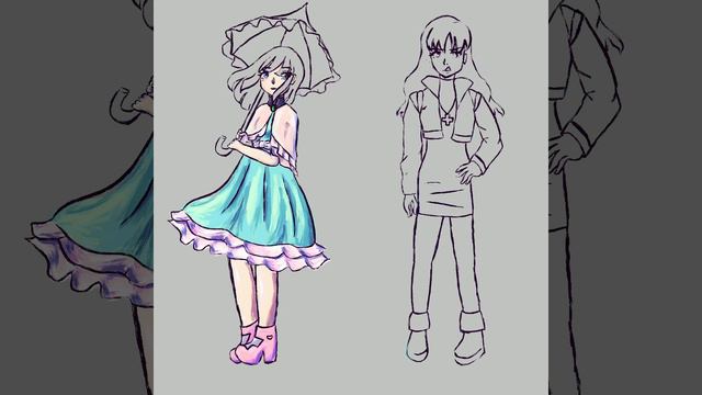 me drawing violet evergarden and ms misato смотреть онлайн