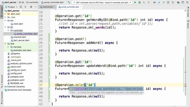 Lesson 8 - Server Side Dart: Handling POST, PUT, and DELETE requests смотреть онлайн