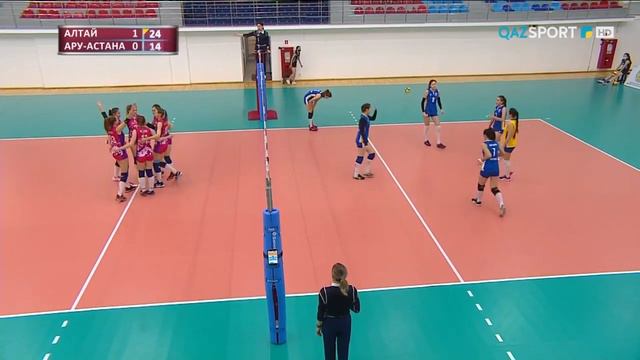 Национальная лига. Женщины. 3 тур. «Алтай» - «Ару-Астана» - 3:0 смотреть онлайн