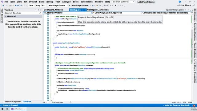 A silly guy teaches you how to add a sql lite in memory database to service stack смотреть онлайн
