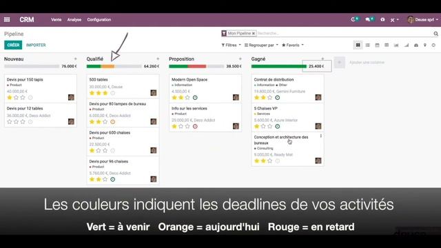 Odoo : pourquoi utiliser un CRM pour booster vos ventes ? (demo de l'application en français) смотреть онлайн