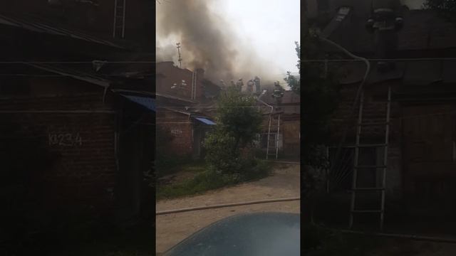 Пожар в центре Саратова смотреть онлайн