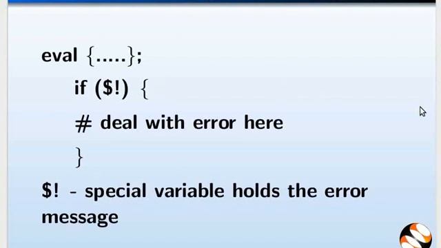 Exception and error handling in PERL - Manipuri смотреть онлайн