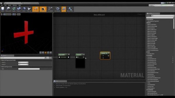 UE4 - How to Make a Billboard Material