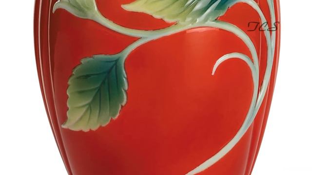Franz Porcelain Island Beauty Hibiscus Collection Small Vase смотреть онлайн