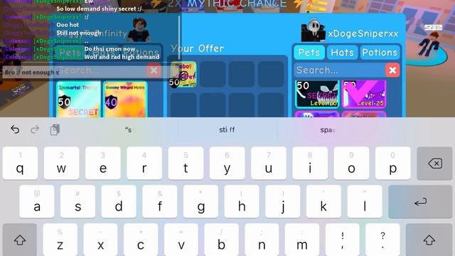 ZOMG doggy to infinity *MASSIVE TRADE ALERT* (day 21) | bubble gum simulator смотреть онлайн