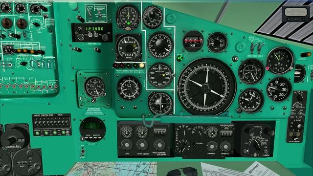 FSX | Tu 134 | Ту 134 А3 | полет по РСБН (RSBN + GPS) | ULAA - UUDD смотреть онлайн