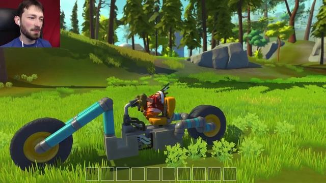Scrap Mechanic Gameplay - SELF-BALANCING BIKE - Let's Play Scrap Mechanic #3 смотреть онлайн