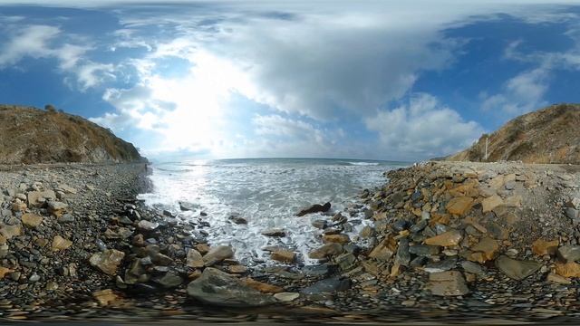 Красота МОРЯ ?| Шум Моря - Звуки волн для релакса. VR 360 смотреть онлайн