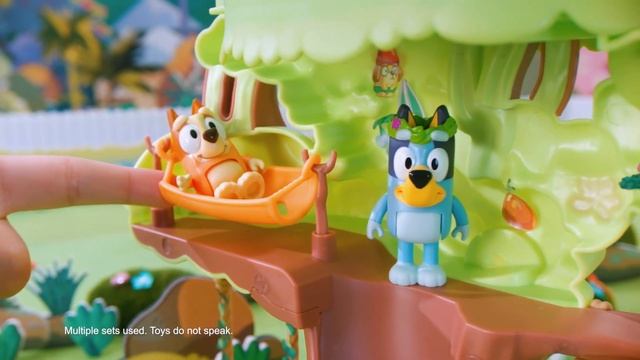 New Bluey Treehouse Playset! смотреть онлайн