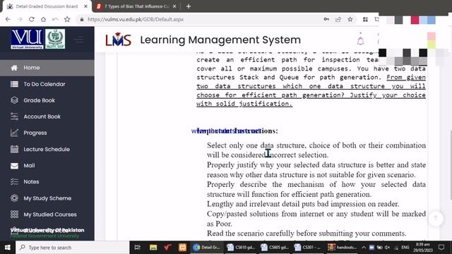 CS301 Gdb Solution 2023/ Cs301 gdb spring 2023 смотреть онлайн