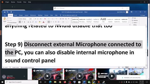 Fix F1 22 Audio/Sound Issue, Fix Choppy/Stuttering Sound Issue With F1 22 Game On PC смотреть онлайн