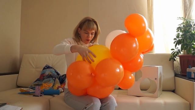 Мишка Гвидо из шаров. Bear Guido of balloons. смотреть онлайн