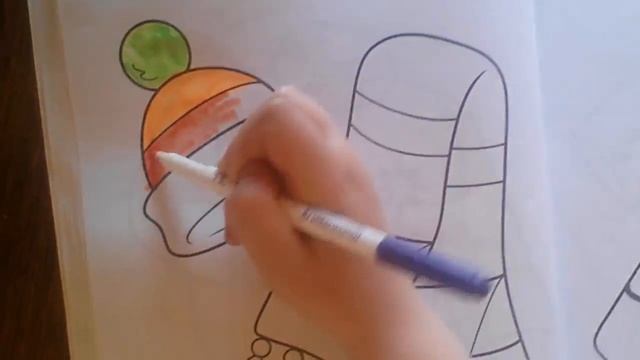 Рисовашки - (зимняя одежда) #1 смотреть онлайн