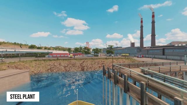 First-Person Ferry Ride through the bay area in my Dream City in Cities: Skylines смотреть онлайн
