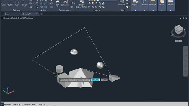 Erstellen Sie ein Objekt aus einzelnen geraden Liniensegmenten AutoCAD 3D Polylinie смотреть онлайн