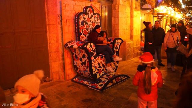 The Most Magical Christmas Market in the World - JERUSALEM ISRAEL смотреть онлайн