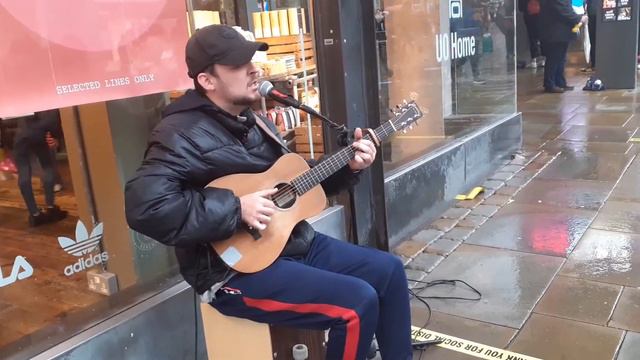 Bruce Springsteen - Dancing in the dark - Busking cover by Kieran McGuire смотреть онлайн