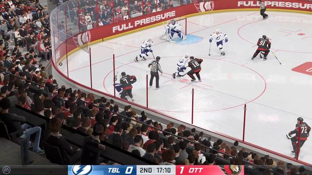 Ottawa Senators vs Tampa Bay Lighting 10/15/2023 NHL 24 Gameplay смотреть онлайн